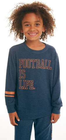 Chaser Football Life Cozy Knit Pullover, Chaser, Boys Clothing, cf-size-3, cf-type-sweatshirt, cf-vendor-chaser, Chaser, Chaser Football, Chaser Football Life Cozy Knit Pullover, Chaser Kids,