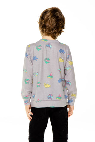 Chaser Dino Friends Cozy Knit Pullover, Chaser, Boys Clothing, Chaser, Chaser Dino, Chaser Dino Friends, Chaser Dino Friends Cozy Knit Pullover, Chaser Dino Pullover, Chaser Kids, Chaser Kids