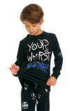 Chaser Nightmare Before Christmas Worst Night Sweatshirt, Chaser, All Things Holiday, Boys Clothing, Boys Tee, cf-size-4, cf-size-5, cf-size-6, cf-size-7, cf-type-tee, cf-vendor-chaser, Chase