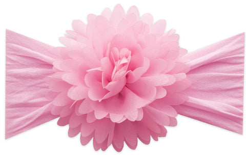 Baby Bling Chiffon Carnation Flower-Pink, Baby Bling, Baby Baby Bling Headbands, Baby Bling, Baby Bling Bows, Baby Bling Chiffon Carnation Flower, Baby Bling Flower Headband, Baby Bling Pink 