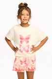 Chaser Pink Butterflies Peyton Short, Chaser, Butterflies, Butterfly, Chaser, Chaser Kids, Chaser Shorts, girls shorts, Pink Butterflies, shorts, Shorts - Basically Bows & Bowties