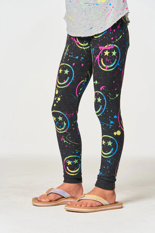 Chaser Happy Face Leggings, Chaser, cf-size-10, cf-size-4, cf-size-5, cf-type-pants, cf-vendor-chaser, Chaser, Chaser Happy Face, Chaser Happy Face Leggings, Chaser Kids, Chaser Leggings, Cha