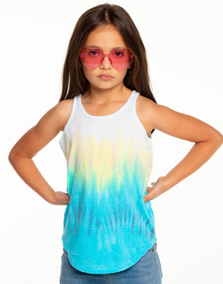 Chaser Tie Dye Recycled Vintage Jersey Scoop Back Shirttail Tank, Chaser, Chaser, Chaser Girls Tank, Chaser Recycled Vintage Jersey Scoop Back Shirttail Tank, Chaser Tank, Chaser Tank Top, Ch