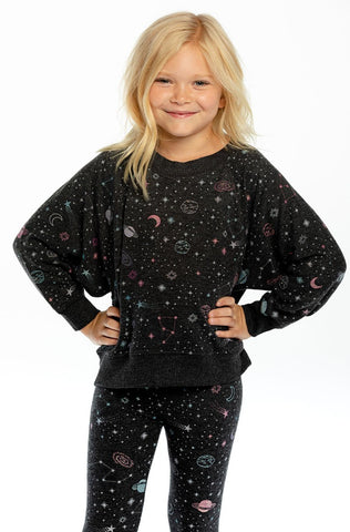 Chaser Constellations Boxy L/S Raglan Knit Pullover, Chaser, Chaser, Chaser Constellations, Chaser Constellations Boxy L/S Raglan Knit Pullover, Chaser Kids, Chaser L/S Tee, Chaser Outer Spac