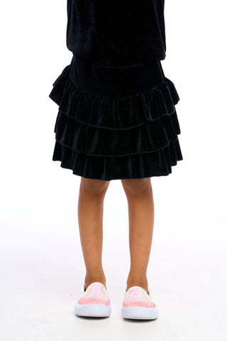 Chaser Stretch Velvet Flouncy Skort, Chaser, cf-size-3, cf-size-5, cf-type-skort, cf-vendor-chaser, Chase Skort, Chaser Cozy Knit Flouncy Skort, Chaser Cozy Knit Skort, Chaser Velvet, JAN23, 