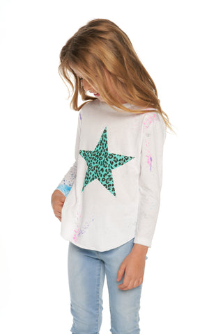 Chaser Splatter Paint Animal Heart L/S Shirttail Tee, Chaser, Chaser, Chaser Kids, Chaser L/s, Chaser L/S Tee, Chaser Long Sleeve, Chaser LS Tee, Chaser Splatter Paint Animal Heart, Chaser Sp