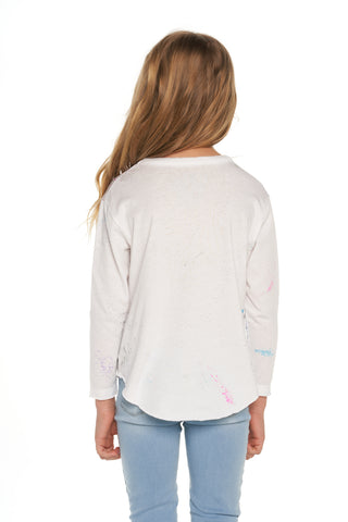 Chaser Splatter Paint Animal Heart L/S Shirttail Tee, Chaser, Chaser, Chaser Kids, Chaser L/s, Chaser L/S Tee, Chaser Long Sleeve, Chaser LS Tee, Chaser Splatter Paint Animal Heart, Chaser Sp