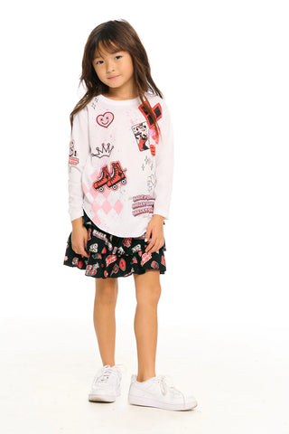 Chaser Harley Quinn Mash Up L/S Tee, Chaser, cf-size-2, cf-size-3, cf-size-4, cf-size-5, cf-size-6, cf-size-7, cf-size-8, cf-type-tee, cf-vendor-chaser, Chaser, Chaser Harley Quinn, Chaser Te