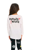 Chaser Minnie Mouse Minnie Smiles L/S Tee, Chaser, cf-size-4, cf-size-5, cf-size-7, cf-type-tee, cf-vendor-chaser, Chaser, Chaser Disney, Chaser Minnie, Chaser Minnie Mouse, Chaser Tee, Disne