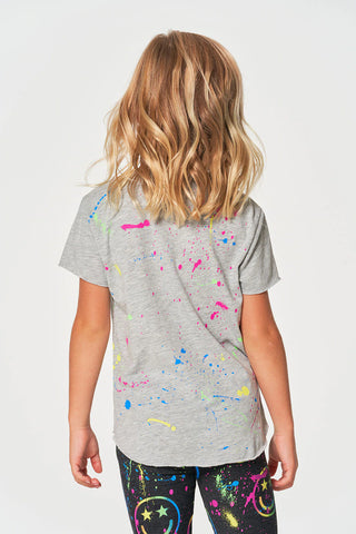 Chaser Happy Face S/S Tee, Chaser, Chaser, Chaser Brand, Chaser Happy Face, Chaser Happy Face S/S Tee, Chaser Kids, Chaser Kids Shirt, Chaser Kids Tee, Girls Clothing, Happy Face, JAN23, Smil