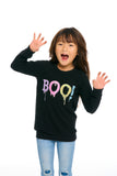 Chaser Boo! Halloween Sweatshirt, Chaser, Boo Halloween, cf-size-12, cf-size-4, cf-size-7, cf-size-8, cf-type-shirts-&-tops, cf-vendor-chaser, Chaser, Chaser Boo!, Chaser Boo! Halloween Sweat