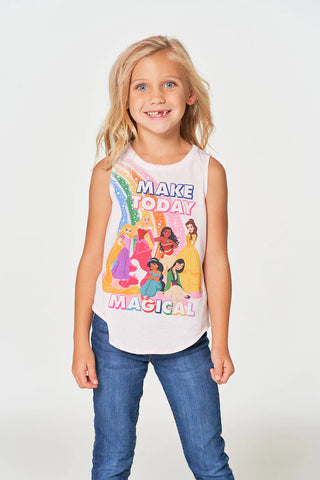 Chaser Disney Princess Make Magic Tank, Chaser, Chaser, Chaser Disney, Chaser Disney Princess Make Magic Tank, Chaser Tee, Disney Princess, Disney Princesses, JAN23, Tee - Basically Bows & Bo