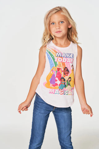 Chaser Disney Princess Make Magic Tank, Chaser, Chaser, Chaser Disney, Chaser Disney Princess Make Magic Tank, Chaser Tee, Disney Princess, Disney Princesses, JAN23, Tee - Basically Bows & Bo