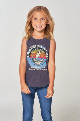 Chaser Grateful Dead Oakland CA Tank, Chaser, Band Tee, Boys Clothing, Boys Tee, cf-size-10, cf-size-8, cf-type-tee, cf-vendor-chaser, Chaser, Chaser band Tee, Chaser Grateful Dead Oakland CA