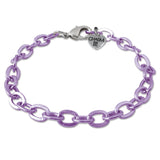 Charm It! Purple Chain Bracelet, Charm It!, Bracelet, cf-type-bracelets, cf-vendor-charm-it, Charm Bracelet, Charm It!, Charm It! Bracelet, Charm It! Chain Bracelet, Charm It! Purple Chain Br