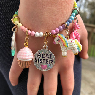 Charm It! Gold Best Sister Charm, Charm It!, Best Sister Charm, cf-type-charms-&-pendants, cf-vendor-charm-it, Charm Bracelet, Charm It Charms, Charm It!, Charm It! Gold Best Sister Charm, Ch