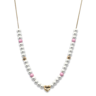 Charm It! 4mm Gold Pearl Bead Necklace, Charm It!, cf-type-necklaces, cf-vendor-charm-it, Charm It!, Charm It! 4mm Gold Pearl Bead Necklace, Charm It! Chain Necklace, Charm It! Necklace, Char