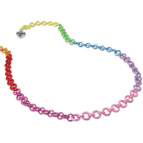 Charm It! Rainbow Chain Necklace, Charm It!, cf-type-necklaces, cf-vendor-charm-it, Charm It!, Charm It! Chain Necklace, Charm It! Necklace, Charm It! Rainbow Chain Necklace, Charm Necklace, 