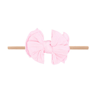 Baby Bling Pink / Blush Cable Knit Lil FAB Skinny Headband, Baby Bling, Baby Bling, Baby Bling Bows, Baby Bling Cable Knit Lil FAB Skinny Headband, Baby Bling Fall 2021, Baby Bling Headband, 