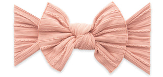 Baby Bling Rose Gold Cable Knit Knot Headband, Baby Bling, Baby bling, Baby Bling Bows, Baby BLing Cable Knit Knot, Baby Bling Fall 2019 Release, Baby Bling Rose Gold, Baby Bling Rose Gold Ca