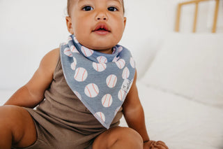 Copper Pearl Slugger Bandana Bib Set, Copper Pearl, Baby Shower, Baby Shower Gift, Bandana Bib Set, Bandana Bibs, Bandanna Bibs, Baseball, Boy Bib Set, cf-type-bib-set, cf-vendor-copper-pearl