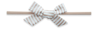 Baby Bling Rose Gold Stripe Cotton Bow Skinny Headband, Baby Bling, Baby Bling, Baby Bling Bows, Baby Bling Cotton Bow Skinny Headband, Baby Bling Fall 2019 Release, Baby Bling Headband, Baby