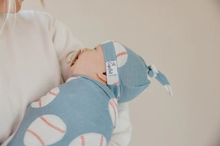 Copper Pearl Slugger Top Knot Hat, Copper Pearl, All Things Holiday, Baby Hat, Baseball, Baseball Baby, cf-type-hat, cf-vendor-copper-pearl, Copper Pearl Ace, Copper Pearl Baseball Top Knot H