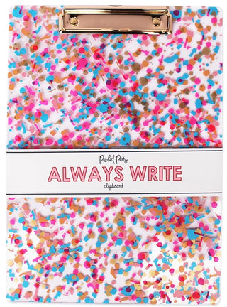 Packed Party Confetti Clip Board, Packed Party, Back to School, Confetti, Packed Party, Packed Party Clipboard, Packed Party Confetti, Tween, Tween Gift, Tween Gifts, Clip Board - Basically B