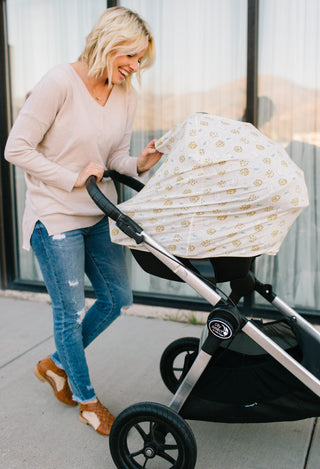 Copper Pearl Chip 5-in-1 Multi-Use Cover, Copper Pearl, All Things Holiday, Baby Shower, Car Seat Cover, Copper Pearl, Copper Pearl  Chip 5-in-1 Multi-Use Cover, Copper Pearl 5-in-1 Multi Use