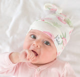 Copper Pearl Grace Top Knot Hat, Copper Pearl, All Things Holiday, Baby Hat, Copper Pearl Grace, Copper Pearl Grace Top Knot Hat, Copper Pearl Hat, Copper PEarl Hats, Copper Pearl Top Knot Ha