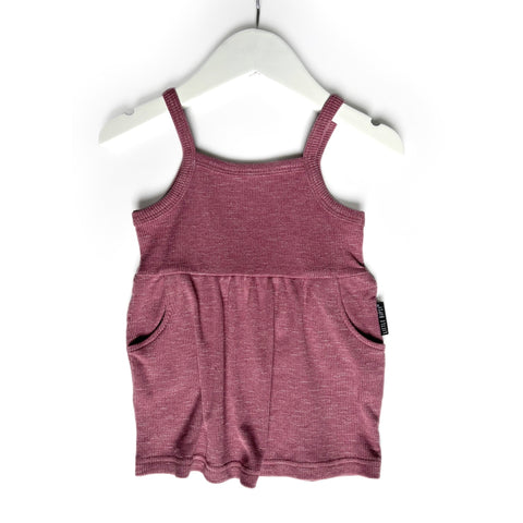 Little Bipsy Ribbed Tank Dress - Hibiscus, Little Bipsy Collection, cf-size-18-24-months, cf-size-3-6-months, cf-size-4t-5t, cf-size-6-12-months, cf-type-dress, cf-vendor-little-bipsy-collect