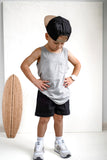 Little Bipsy Bamboo Tank - Grey, Little Bipsy Collection, Bamboo Tank, cf-size-18-24-months, cf-size-4t-5t, cf-size-5t-6t, cf-type-tee, cf-vendor-little-bipsy-collection, Grey, LBSS23, Little
