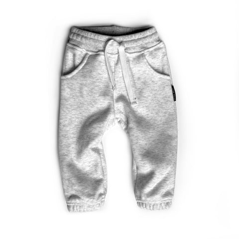Little Bipsy Classic Sweatpants - Light Heather Grey, Little Bipsy Collection, cf-size-0-3-months, cf-size-12-18-months, cf-size-18-24-months, cf-size-3-6-months, cf-size-4t-5t, cf-size-6-12-