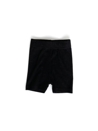 Little Bipsy Ribbed Biker Short - New Black, Little Bipsy Collection, cf-size-12-18-months, cf-type-shorts, cf-vendor-little-bipsy-collection, Gender Neutral, LBSS23, Little Bipsy, Little Bip