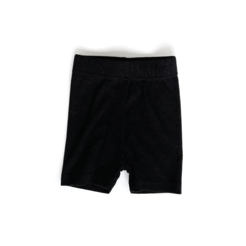 Little Bipsy Ribbed Biker Short - New Black, Little Bipsy Collection, cf-size-12-18-months, cf-type-shorts, cf-vendor-little-bipsy-collection, Gender Neutral, LBSS23, Little Bipsy, Little Bip