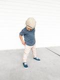 Little Bipsy Acid Wash Tee - Navy, Little Bipsy Collection, Acid Wash Tee, cf-size-0-3-months, cf-type-tee, cf-vendor-little-bipsy-collection, LBSS23, Little Bipsy, Little Bipsy Acid Wash Tee
