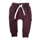 Little Bipsy Joggers - Black Cherry, Little Bipsy Collection, Black Cherry, cf-size-3-6-months, cf-type-joggers, cf-vendor-little-bipsy-collection, CM22, JAN23, Little Bipsy, Little Bipsy Bla
