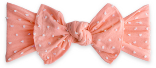 Baby Bling Coral Shabby Dot Patterned Knot Headband, Baby Bling, Baby Baby Bling Headbands, Baby Bling, Baby Bling Bows, Baby Bling Coral Shabby Dot Patterned Knot Headband, Baby Bling Patter