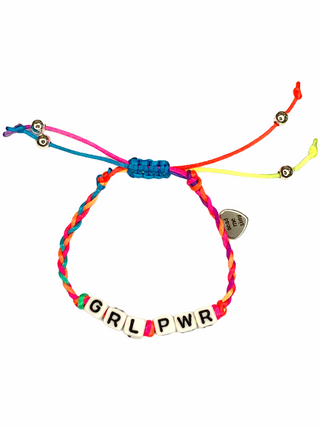 Friendship Bracelet - Girl Power Bright, Bead Me Silly, Bead Me Silly, Bead Me Silly Friendship Bracelet - Girl Power, Bracelet, Friendship Bracelet, Friendship Bracelet - Girl Power, Jewelry