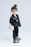 Doe A Dear Peacock Sequin Side Trim Leggings, Doe a Dear, Bottoms, cf-size-2t, cf-size-3t, cf-size-4, cf-size-4t, cf-type-leggings, cf-vendor-doe-a-dear, Doe A Dear, Doe A Dear Leggings, Doe 