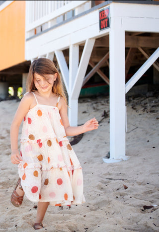 Pink Chicken Garden Dress - Sunrise, Pink Chicken, Easter / Spring Dresses, Multi Sunrise, Pink Chicken, Pink Chicken Garden Dress, Pink Chicken Garden Dress - Multi Sunrise, Pink Chicken SS2