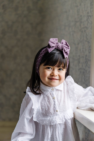 Baby Bling Lilac Shabby Dot DEB Headband, Baby Bling, Baby Baby Bling Headbands, Baby Bling, Baby Bling Deb, Baby Bling Fall 2021, Baby Bling Headband, Baby Bling Headbands, Baby Bling Lilac,