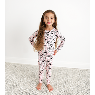 Gigi and Max Boo 2pc Set, Gigi and Max, 2pc Pajama Set, Bamboo Pajama, Ghost, Gigi & Max, Gigi & Max Halloween, Gigi & Max Halloween 2021, Gigi and Max, Gigi and Max Boo, Gigi and Max Hallowe