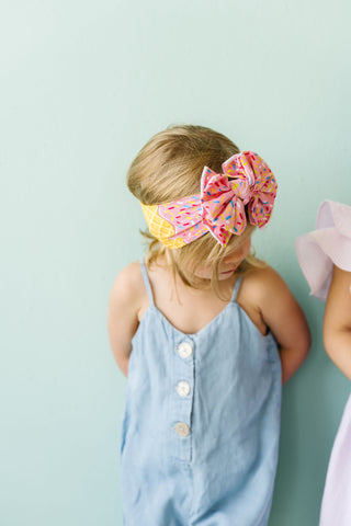 Baby Bling Birthday '22 Printed FAB Headband, Baby Bling, Baby Bling, Baby Bling Birthday, Baby Bling Birthday '22, Baby Bling Birthday '22 Printed FAB Headband, Baby Bling Birthday Bow, Baby