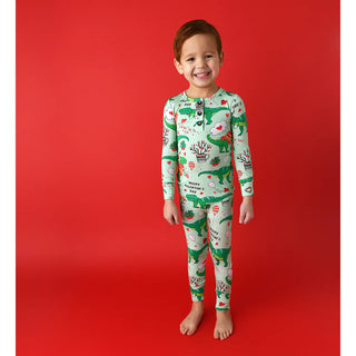 Gigi and Max Rex Green Dino 2pc Set, Gigi and Max, 2pc Pajama Set, Bamboo Pajama, Bamboo Pajamas, Dinosaur, Dinosaurs, Gigi & Max, Gigi & Max Valentine, Gigi and Max, Gigi and Max Pajama Set,