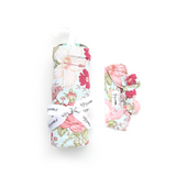 Gigi and Max Sutton Floral Swaddle Blanket & Headband Set, Gigi and Max, Bamboo Swaddle, Gigi & Max, Gigi & Max Swaddle Blanket, Gigi and Max, Gigi and Max Headband, Gigi and Max Sutton Flora