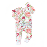 Gigi and Max Sutton Floral Ruffle Zip One Piece, Gigi and Max, Bamboo Pajama, Gigi & Max, Gigi and Max, Gigi and Max Ruffle Zip One Piece, Gigi and Max Sutton Floral, Gigi and Max Sutton Flor