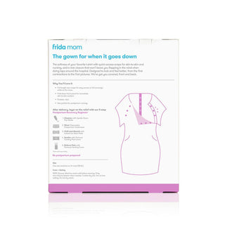 Frida Mom Delivery and Nursing Gown, Frida, cf-type-gown, cf-vendor-frida, Delivery Gown, Frida, Frida Mom, FridaBaby Post Partum, FridaMom Delivery and Nursing Gown, FridaMom Postpartum Reco