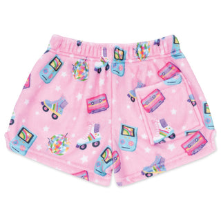 Iscream Disco Daydream Plush Shorts, Iscream, Disco Daydream, EB Girls, Fleece Shorts, Gifts for Tween, Girls Sleep Shorts, iscream, Iscream Plush Shorts, iscream shorts, iscream-shop, plush 