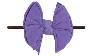 Baby Bling Amethyst Brown FAB-BOW-LOUS Skinny Headband